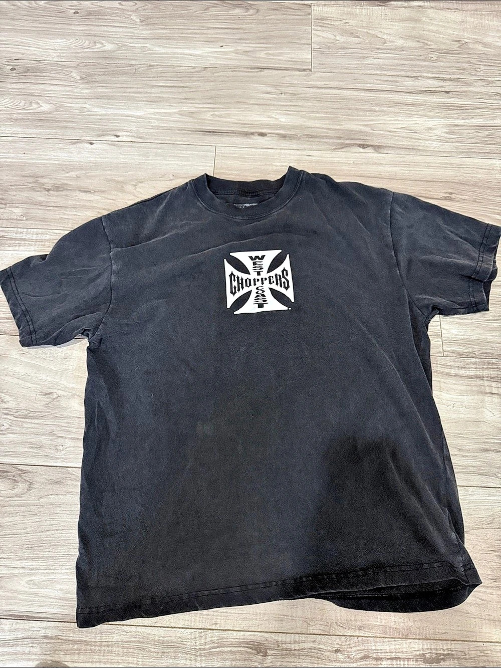 Vintage Choppers Graphic Tee Black Medium